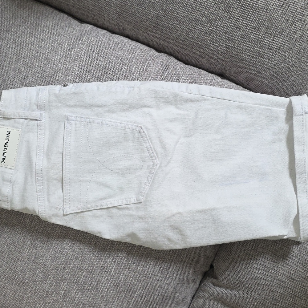 Calvin Klein Light Gray Women's Jean Shorts